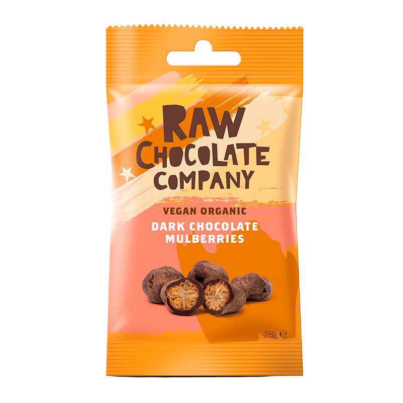 The Raw Chocolate Co. Morbær m. rå chokolade Ø Snack pack thumbnail