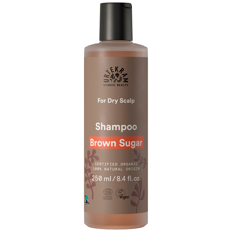 Urtekram Shampoo Tør Hovedbund Brown Sugar Ø (250 ml) thumbnail