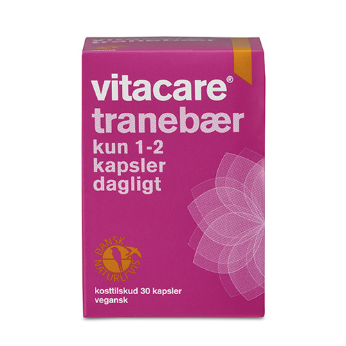 Vitacare Tranebær 250 Mg (30 Kapsler)