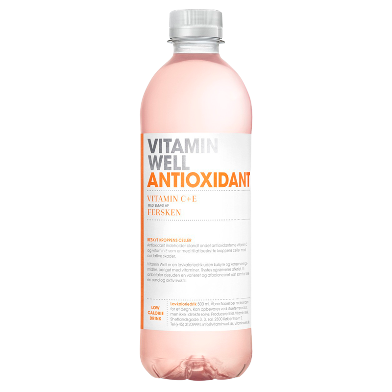 Vitamin Well Antioxidant - Fersken (500 ml) thumbnail