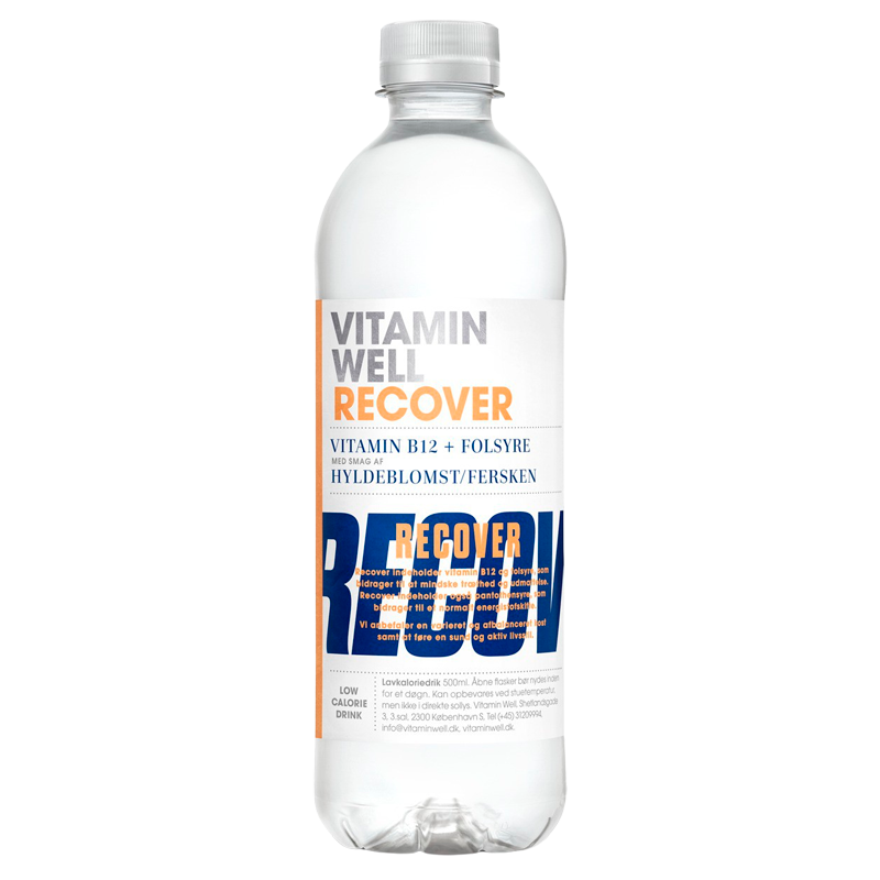 Vitamin Well Recover - Hyldeblomst Fersken (500 ml) thumbnail