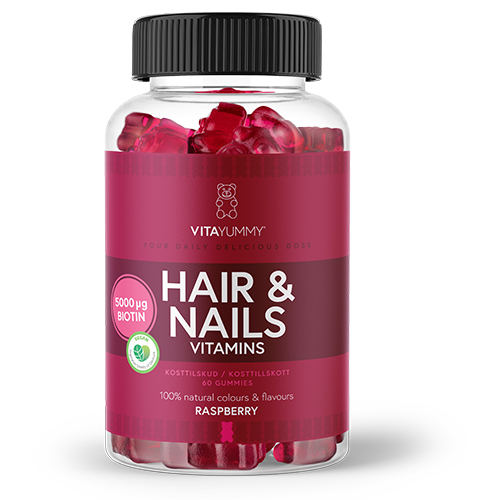 VitaYummy Hair & Nails Gummies (60 stk)