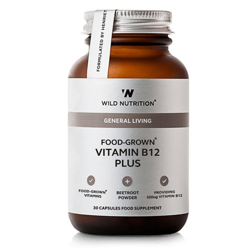 Wild Nutrition Food-Grown Vitamin B12 Plus (30 kaps) thumbnail