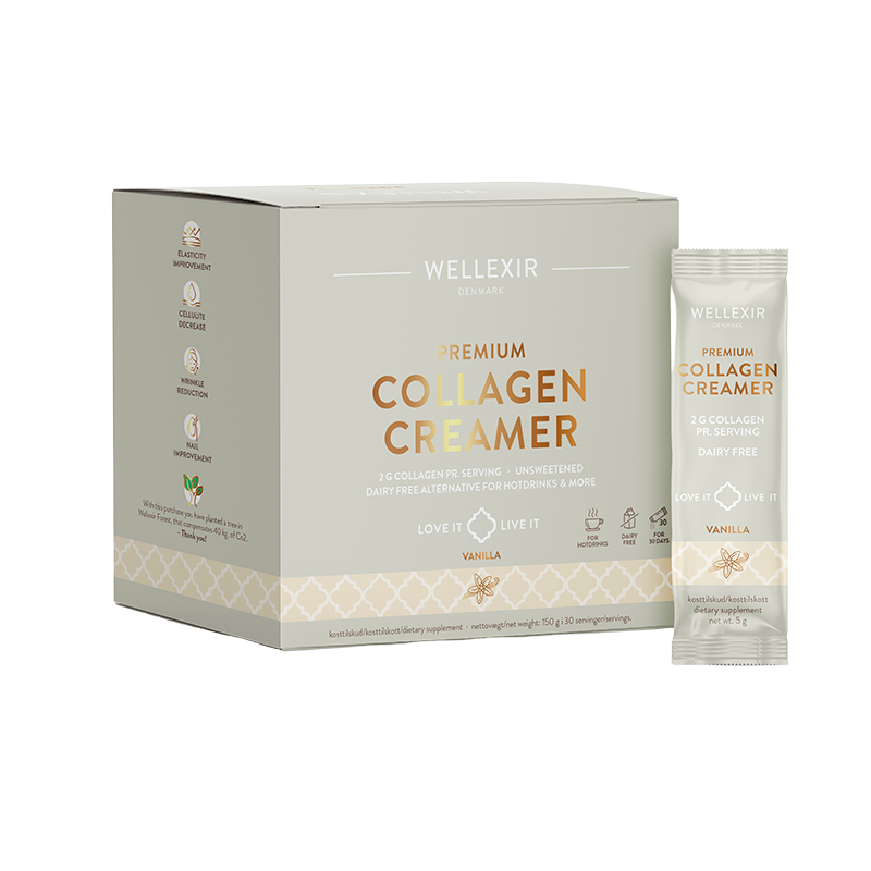 Wellexir Premium Collagen Creamer Vanilla (30 stk)